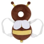 Coussin protection tête bébé appuitête antichute marche oreiller respirant design abeille doux confort