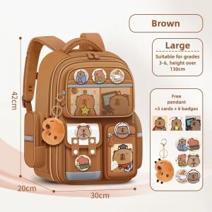 Sac à dos étanche pour enfants grande capacité sac d’école design ludique sac à dos orthopédique sécurisé pratique Sac à dos étanche pour enfants grande capacité sac d’école design ludique sac à dos orthopédique sécurisé pratique