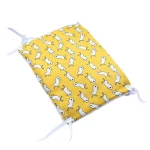 Coussin extérieur jardin banc chaise longue confortable motifs enfants jaune vif polyester coton PP durabilité