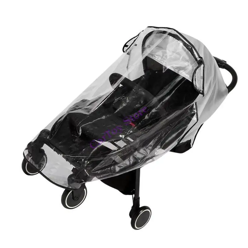 Couvrepoussette transparent抗 vents et pluie portable Protection bébé outdoor Matériaux de qualité Confort bébé Accessoire poussette
