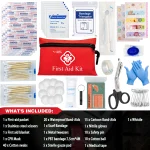 Trousse de premiers secours 110 pièces, soins à domicile, Kits médicaux compacts et imperméables pour traumatismes, pour urgences, maison, voiture, voyage, Camping en plein air, randonnée – 110 First Aid Kits