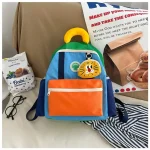 Sac à dos enfants dessin animé multicolore imperméable léger sacs d&rsquo;école ajustables zips poche avant sécurité mode enfant adolescent