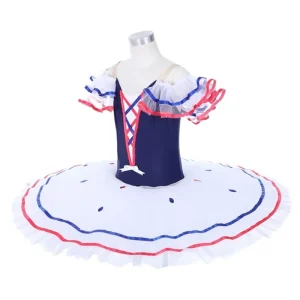 Tutu danse classique pour enfant robe de ballet fille tenue évasée en tulle style classique et festif idéal danse spectacles enfants
