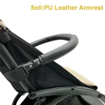 Accoudoir en cuir PU pour poussette Babyzen Yoyo2 Vinng Yoya accessoire bébé confort et style