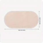 Plancher en bois ovale pour panier Moïse berceau bébé base en bois tricoté au crochet 58cm sécurité et confort pour nouveauné