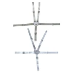 Harnais de sécurité 5 points pour chiens ceinture ajustable design moderne matériaux durables usage quotidien promenades sécurisées