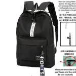 Sac à dos Oxford minimaliste noir et blanc pour étudiants et jeunes professionnels design moderne style personnalisable grande capacité confortable et durable