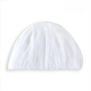 Couvrechef de douche bébé bonnet imperméable doux protecteur cheveux Usage quotidien Design simple Élastique confortable Taille standard Blanc pur Couvrechef de douche bébé bonnet imperméable doux protecteur cheveux Usage quotidien Design simple Élastique confortable Taille standard Blanc pur