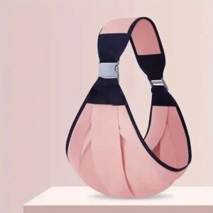 Portebébé enveloppant ergonomique facile à transporter design moderne style épuré couleurs douces idéal pour les nouveaunés et jeunes enfants Portebébé enveloppant ergonomique facile à transporter design moderne style épuré couleurs douces idéal pour les nouveaunés et jeunes enfants