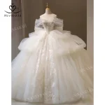 Robe de mariée Swan Sarah princesse tulle et dentelle traîne style romantique robe de bal élégante mariage cérémonie formelle