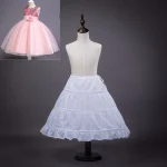 Robe demoiselle d&rsquo;honneur bébé tulle blanc nœud gros polyester 55CM communion mariage accessoires entretien facile style élégant