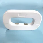 Appareil de couture à glissière antipincement pour enfants portes de cabinet sécurité bébé design minimaliste blanc