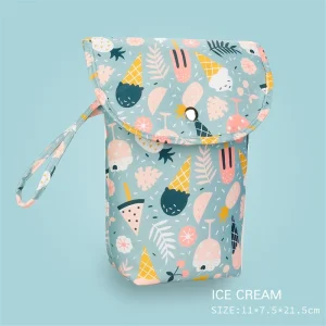 Sac à langer réutilisable imperméable pour bébé sac à main de grande capacité pour maman sac de rangement pour couches sac de transport pour sortir nouveau  J