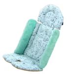 Coussin de siège voiture bébé design animaux doux et sécurisant accessoire poussette tapis de voiture doublure siège bébé 84×41 cm