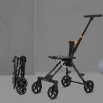Poussette pliable légère polyvalente pour bébé portable voyage enfants 6 mois à 5 ans réglable durable