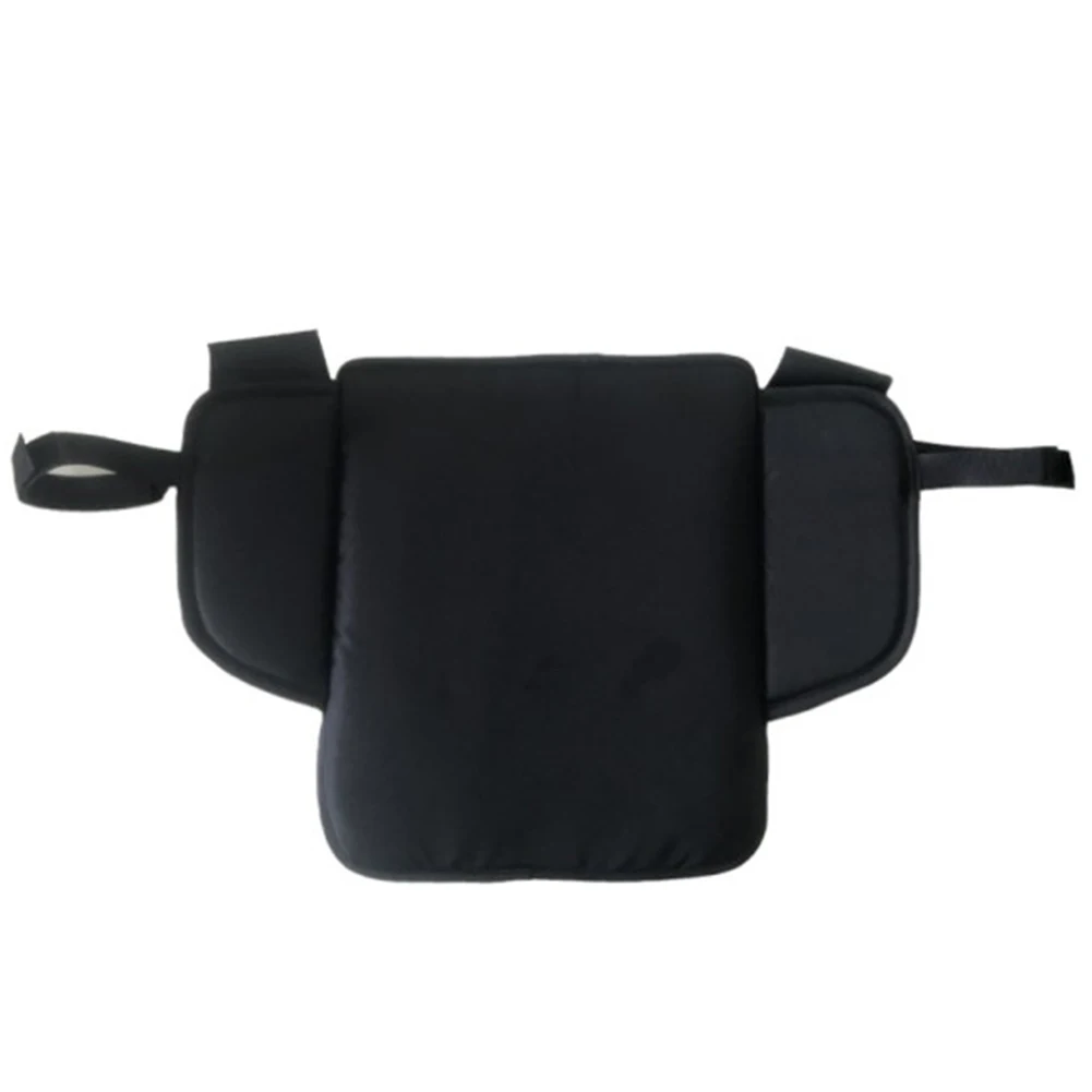 Coussin lombaire confortable pour chaise bureau soutien dorsal design moderne tissu synthétique noir ajustable maintien optimal amélioration posture usage quotidien ergonomique bienêtre professionnels étudiants