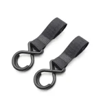 Crochets carabine pour poussette accessoires de fixation bébé attaches en tissu sécurité et praticité pour maman usage outdoor et quotidien facile à utiliser