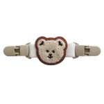 Pince à cheveux en forme de tête d&rsquo;ours pour enfant accessoire mode cadeau enfant fille garçon style mignon pratique et durable