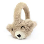 Cacheoreilles enfants ours peluche oreillette hiver chaud douillet accessoire bébé fille garçon mode enfant