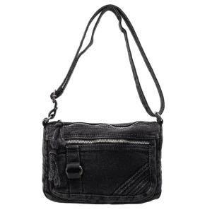 Sac à bandoulière en denim fourretout femme style moderne bandoulière ajustable grande capacité usage quotidien sac pratique élégant