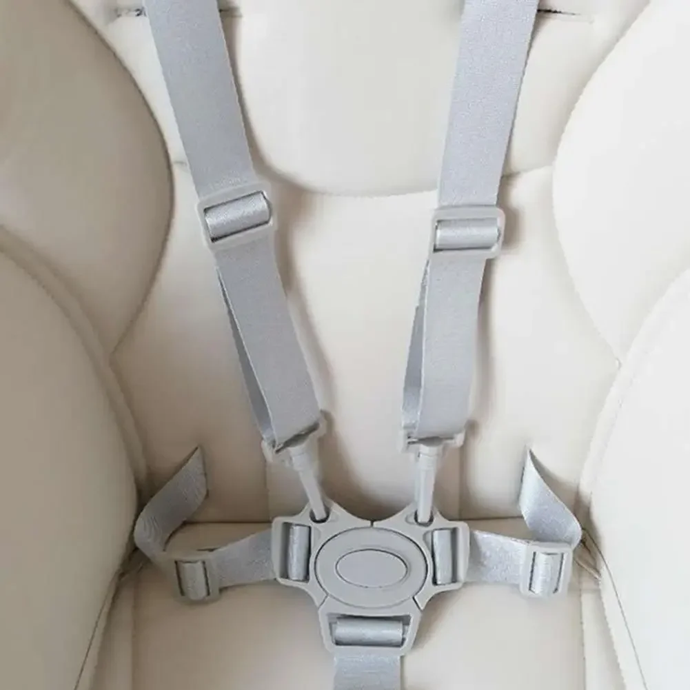 Ceinture de sécurité 5 points universelle pour bébé harnais chaise haute poussette landau buggy enfant salle à manger accessoire sécurité confort