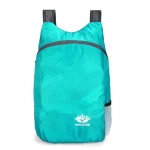 Sac à dos pliant ultraléger pour poussette bébé randonnée portage imperméable grand volume confortable style moderne Vanaheimr Lake Blue