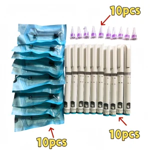 Stylo d&rsquo;injection portable à usage unique pour insuline/hormone de croissance/interféron  Pen bottle needle