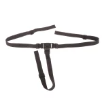 Ceinture de sécurité à 3 points pour chaise d&rsquo;alimentation bébé accessoire poussette sécurité bébé maternité confort style moderne qualité premium 1 pièce  Noir