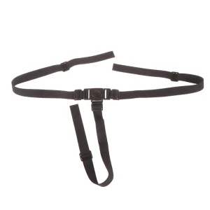 Ceinture de sécurité à 3 points pour chaise d&rsquo;alimentation bébé accessoire poussette sécurité bébé maternité confort style moderne qualité premium 1 pièce  Noir
