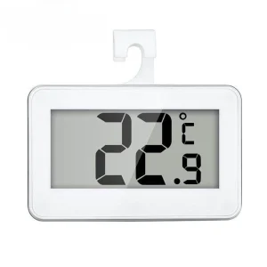 Thermomètre numérique pour réfrigérateur congélateur chambre bébé stockage au froid affichage clair design moderne usage domestique sécurité alimentaire solution pratique