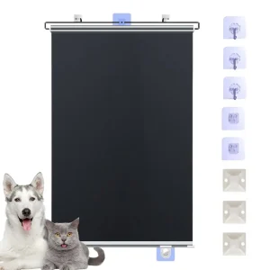 Rideau antiinsectes intérieur extérieur design moderne aluminium tissu polyester 6 attaches Fixes portes fenêtres usage familial protection moustiques style fonctionnel Rideau antiinsectes intérieur extérieur design moderne aluminium tissu polyester 6 attaches Fixes portes fenêtres usage familial protection moustiques style fonctionnel