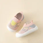 Chaussures antidérapantes respirantes bébé filles garçons maille synthétique semelle plastique confortables été