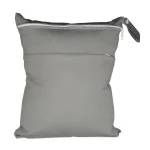 Sac étanche réutilisable rangement vêtements couches sac sport yoga trousse toilette deux poches stockage maillots bain 1PC  Grey