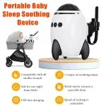 Poussette à bascule bébé lecteur musique apaisante Bluetooth bruit blanc portable dispositif relaxant bébé