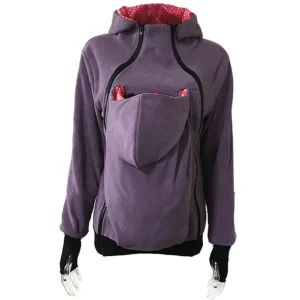 Sac de couchage détachable 3 en 1 pour bébé kangourou multifonctionnel hoodie maman automne hiver 2025 veste femme doux et sécuritaire