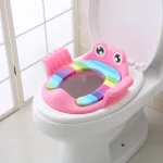 Siège toilette bébé apprentissage propreté sécurisé design ludique potty training enfants 46 ans coloré doux plastique