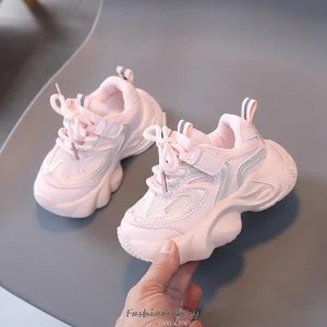 Chaussures de dehors Plates et Décontractées pour Enfant, Baskets d&rsquo;Extérieur pour Garçon et Fille – picture color