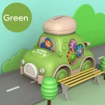 Jouet éducatif voiture bébé taxi interactif en ABSปลอดיר.Storage compartiment engrenages colorés sans batterie durableปลอดיר.Sécurité enfants 06 ans