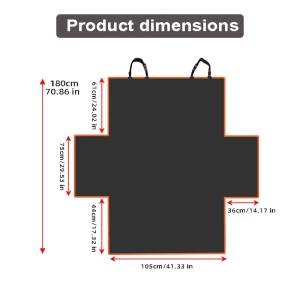 Tapis de coffre universel imperméable pour voiture protègecharge arrière doublure de chargement SUV durable et respectueux des animaux de compagnie