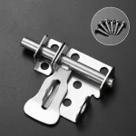 Verrou à bascule en acier inoxydable sécurisé pour la maison bébé et usage domestique design moderne et durable