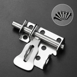 Verrou à bascule en acier inoxydable sécurisé pour la maison bébé et usage domestique design moderne et durable