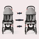 Coupleur 3 pièces poussette Babyzen Yoyo adapter 2 Yoya en jumelle accessoire poussette bébé sécurité qualité durabilité