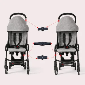 Coupleur 3 pièces poussette Babyzen Yoyo adapter 2 Yoya en jumelle accessoire poussette bébé sécurité qualité durabilité