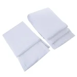 Sachet de lavage en maille polyester pour bébé protège vêtements délicats lavage en machine usage quotidien design minimaliste couleur blanche fermeture à glissière durable résistant