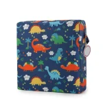 Coussin de chaise pour bébé siège rehausseur coussin de sécurité amovible design dinosaure 33x33x8 cm cushion enfants salle à manger