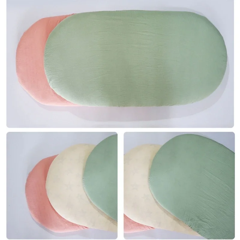 Draps élastiques respirants pour lit bébé doux hypoallergénique entretien facile 100% coton adaptés aux berceuses et lits parcs