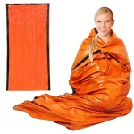 Sac de couchage survieurgence portable étanche couverture Mylar orange équipement camping outdoor bébé gear