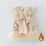 Robe Tutu Paillettes Collection PrintempsAutomne Bébé Fille 36 Ans Élégance Sécurité Matériaux Doux Confort Usage Spécial