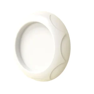 Décoration murale intérieur design moderne minimaliste miroir rond en plastique blanc décoratif élégant