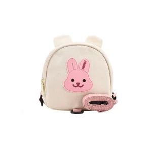 Sacoche École Enfant NIKZAI 713 Ans Lapin Style Coréen Sac Dos AntiPerte Fille Garçon Rose Petit